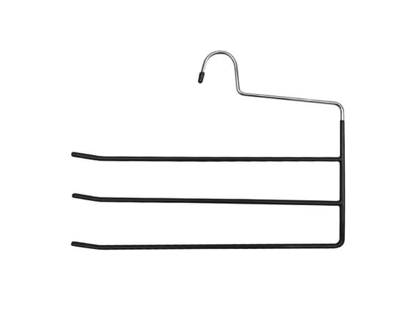 PVC DIPPED PANT HANGER LS16BTF BLACK