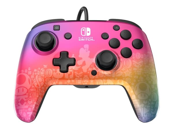 PDP Rematch - Håndkonsoll - kablet - Star Spectrum REMATCH - for Nintendo Switch, Nintendo Switch OLED