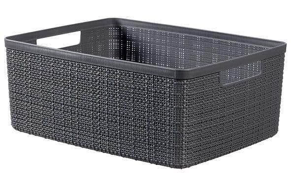 Curver korg Jute M, mörkgrå