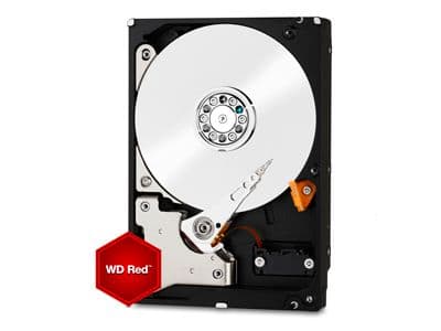 WD Red Plus WD10EFRX - Harddisk - 1 TB - intern - 3.5" - SATA 6Gb/s - buffer: 64 MB - for My Cloud EX2; EX4