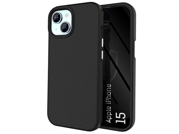 3mk Fortis MagCase til iPhone 15 - sort