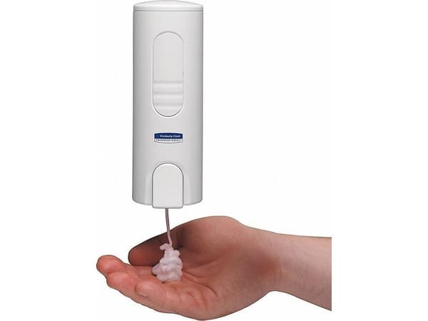 Säddispenser Kimberly-Clark Professional mini i skum, vit