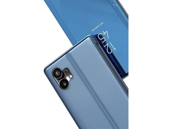 Clear View-skydd till Nothing Phone 1 flipcover sort