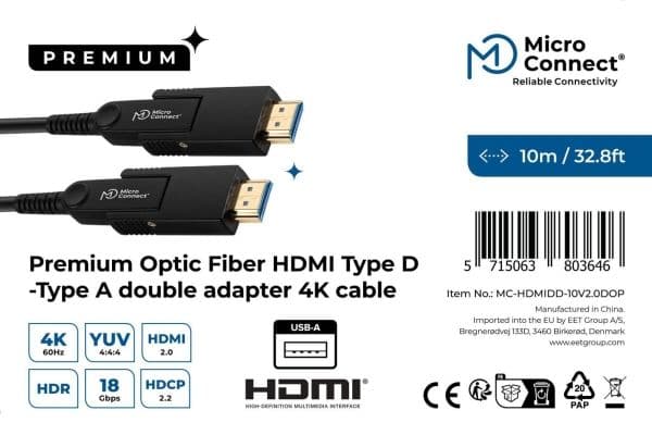 Microconnect MC-HDMIDD-10V2.0DOP Microconnect MC-HDMIDD-10V2.0DOP