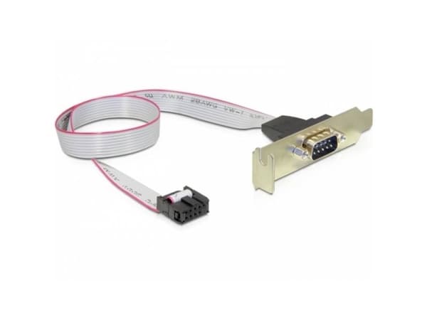 DeLOCK 89300, Harmaa, 0,4 m, DB9, 9-p COM