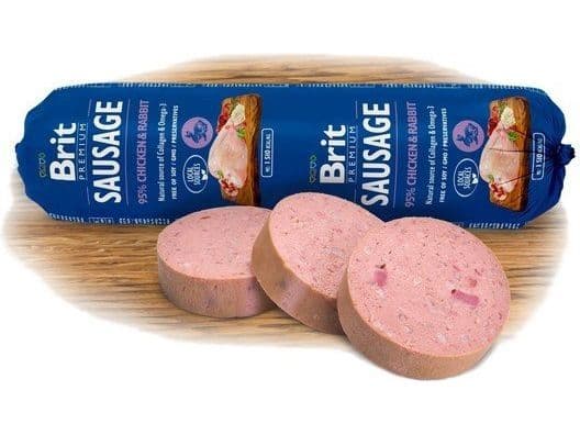 Brit Premium Sausage Chicken & Rabbit 800g