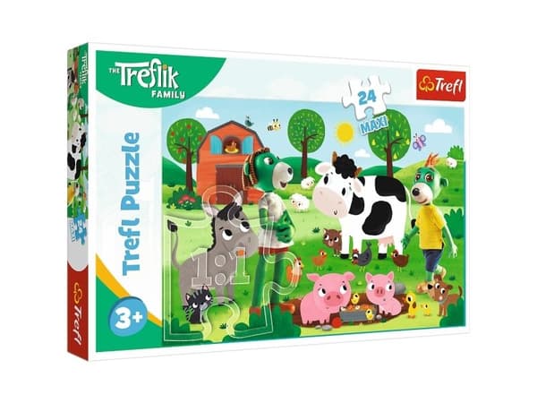 Trefl 14361, 24 styck, Tecknade serier, 3 År