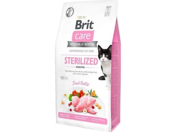 Brit Care kattemat Cat GF Sterilized Sensitive