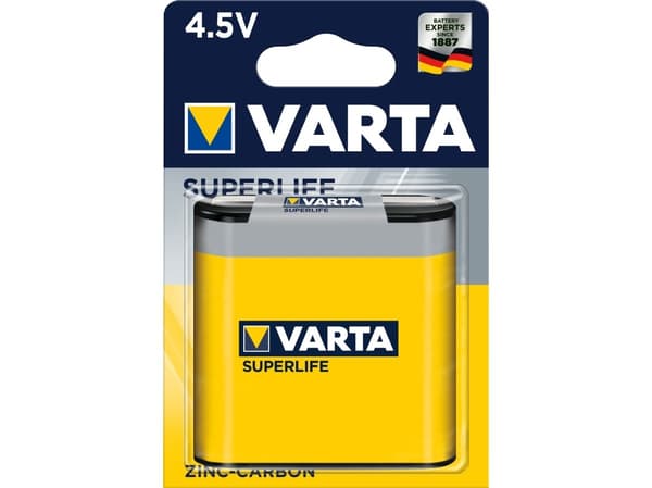 Varta Superlife 2012 - Batteri 3R12 - Kolzink