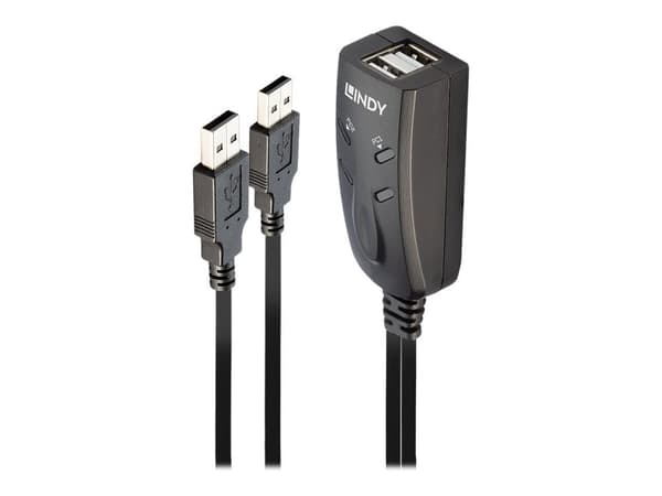 Lindy 2 Port USB KM Switch - Tastatur/mus-switch - 2 x USB - stasjonær