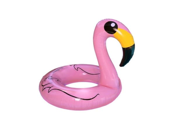 Flamingo-ring/ballongdekor, 110 cm