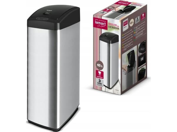 Soptunna Lamart LT8049 beröringsfri 45L sensor
