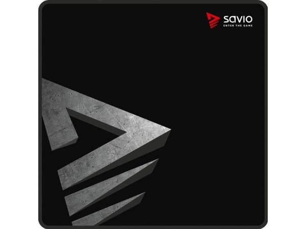 Savio Precision Control S, Sort, Bilde, Gummi, Antiskliunderlag, Musematte til gaming