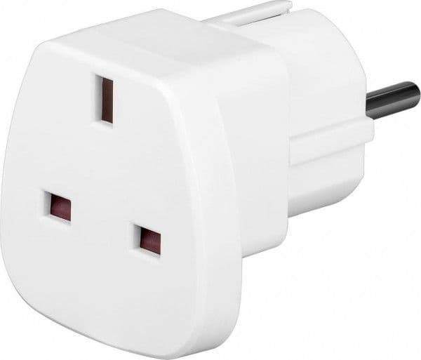 Reseadapter UK till Europa, vit
