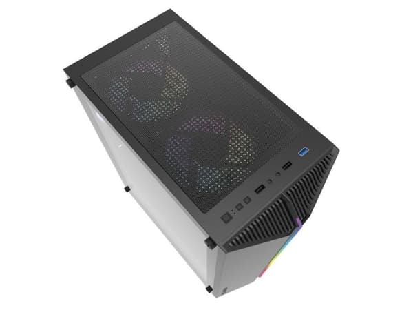 darkFlash DK151, Midi Tower, PC, Sort, ATX, ITX, Micro ATX, ABS, Herdet glass, 16 cm