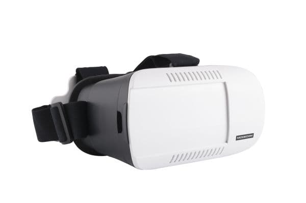 MODECOM FreeHANDS MC-G3DP - Virtual reality-headset for mobiltelefon - sort/hvid