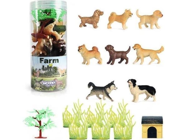 Woopie figursett hunder 16 stk.