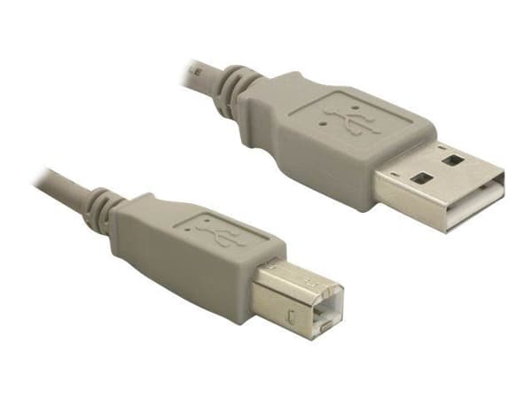 Delock - USB-kabel - USB (hane) till USB typ B (hane) - USB 2.0 - 1.8 m