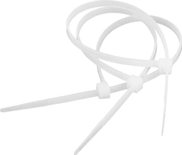 Cabletech kaapelinside 4,8 mm/30 cm valkoinen Cabletech 50kpl.
