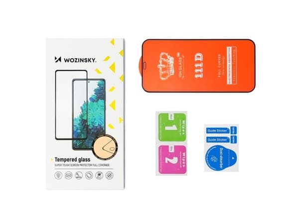 Wozinsky härdat glas med full lim för iPhone 16 Pro / iPhone 17