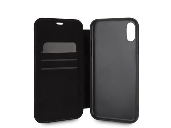 BMW-logo preget etui til iPhone XR - beige