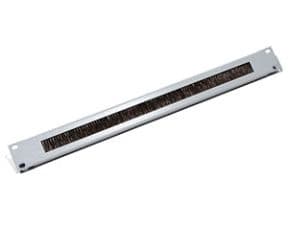 Triton Straight-way panel 1U with brush, musta