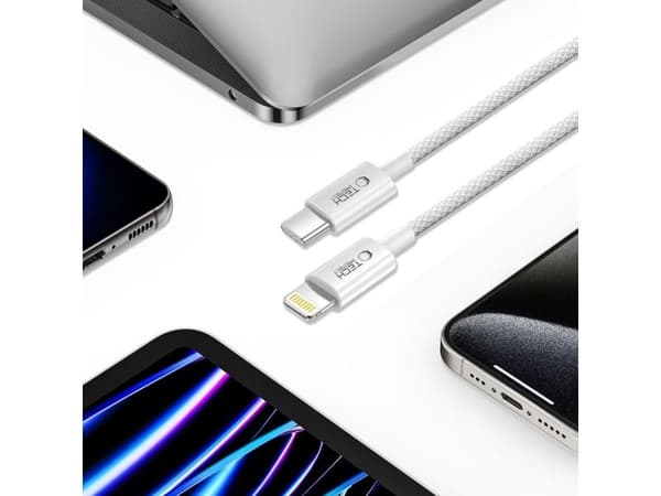 USB-kabel Tech-Protect USB-C - Lightning 2 m grå (5906302380954)