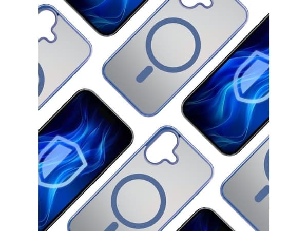 3MK Frosty MagCase Blue mobilskal för Apple iPhone 16