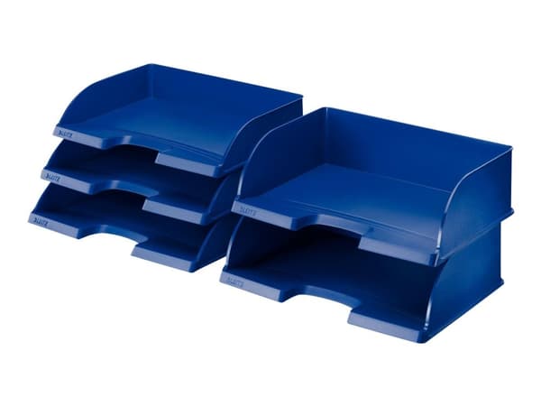 Leitz Plus - Brevbakke - for A4 (210 x 297 mm) - landskap - blå