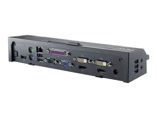 Dell E-Port Replicator - Portreplikator - 130 Watt - för Latitude E5270, E5440, E5450, E5470, E5550, E5570, E7250, E7270, E7440, E7450, E7470