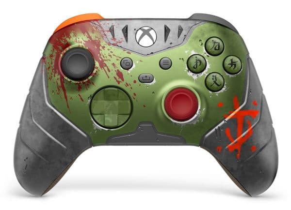 Microsoft Xbox Wireless Controller - DOOM: The Dark Ages Limited Edition - håndkonsoll - trådløs - Bluetooth - rød, grønn, grå - for PC, Microsoft ...