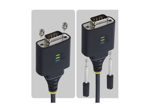 StarTech.com 1P6FFC-USB-C-SERIAL, musta, 2 m, USB Type-C, RS-232, urosliitin, urosliitin