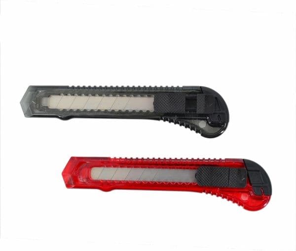 AWTOOLS tapetkniv transparent 12 stk. tuba