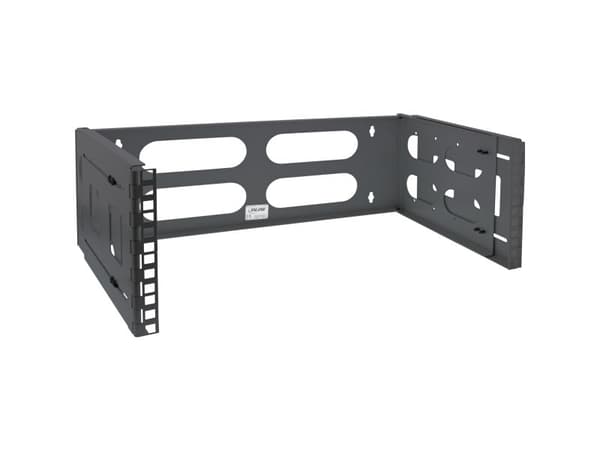 InLine 19104A, Väggmonterad rack, 4U, 2,67 kg, Svart