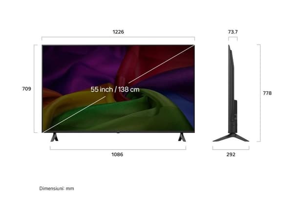 LG UHD-televisio 55NU800B3LA 55"
