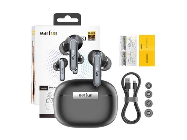 TWS EarFun Air2 hörlurar (svart)