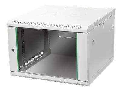 DIGITUS Professional Dynamic Basic Series DN-19 07U-6/6-EC - Skåp - väggmontering - grå, RAL 7035 - 7U - 19"