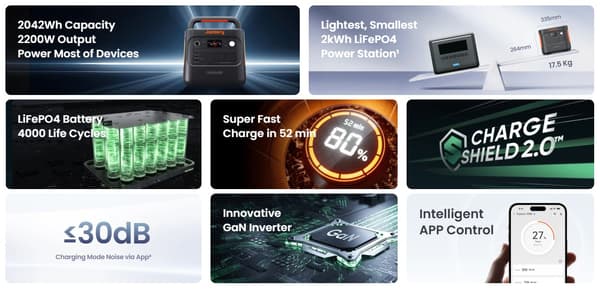 Jackery Explorer 2000 V2 EU Portable  Power Station
