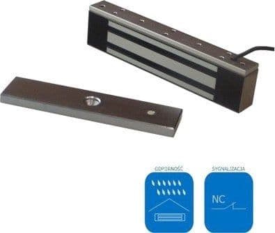 Carruzzo SCOT EL-800WS extern elektromagnetisk dörrlås