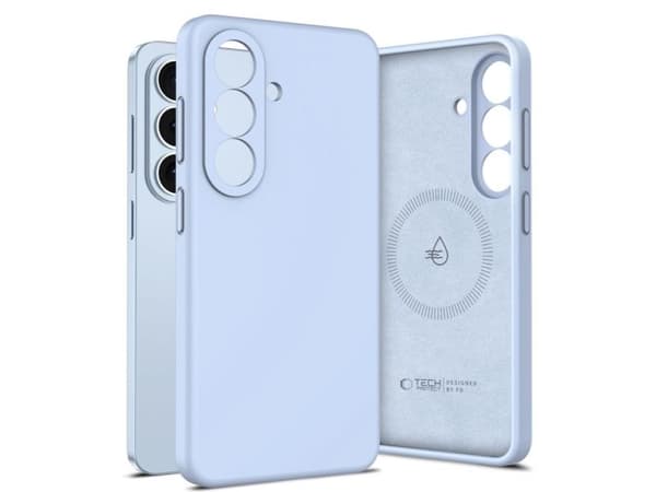 Tech-Protect silikon MagSafe-deksel til Samsung Galaxy S26 - blå