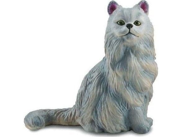 Figur Collecta perserkatt sittende
