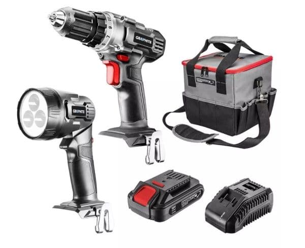 Batteridrivet verktygssats 18V GRAPHITE 58G016