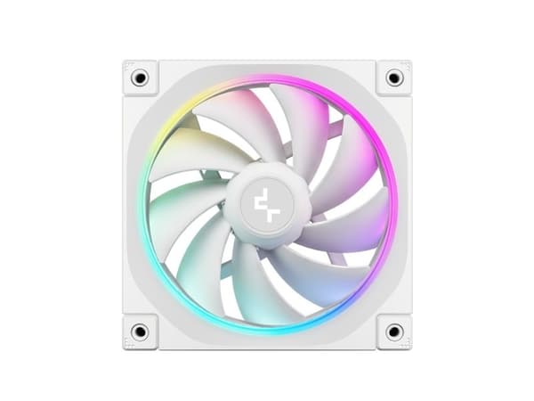 DeepCool FL12 WH, Tuuletin, 12 cm, Valkoinen