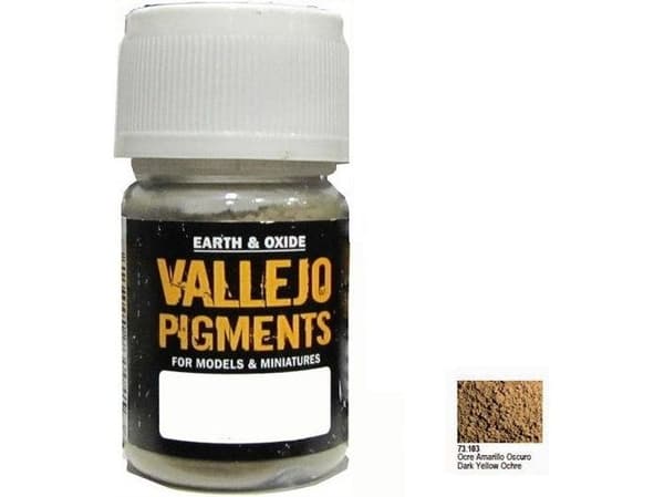 Pigment mörk gul ockra 35 ml