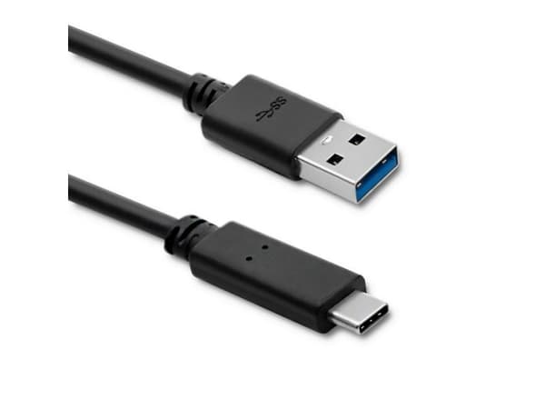 Qoltec - USB-kabel - USB-C (hann) til USB-type A (hann) - USB 3.1 - 1.8 m - svart