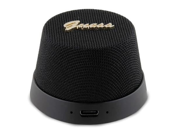 Guess Magnetic Script Metal Bluetooth speaker - black