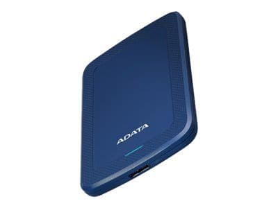 ADATA HV300 - Harddisk - 2 TB - ekstern (bærbar) - USB 3.1 - 256-bit AES - blå