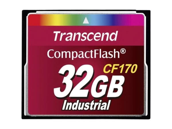 Transcend CF170 Industrial - Flash-minneskort - 32 GB - 170x - CompactFlash