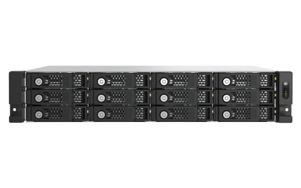 QNAP - Harddiskarray - 12 brønner (SATA-600) - SAS 12Gb/s (ekstern) - kan monteres i rack - 2U