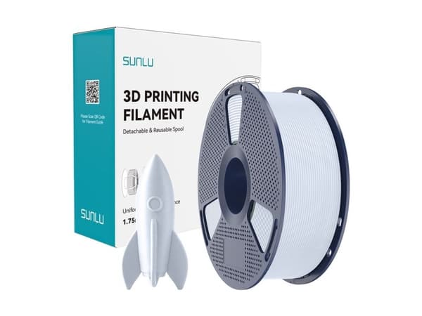 Sunlu High-Speed PLA-filament - hvit